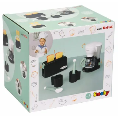 Набор Smoby MiniTefal 310599 завтрак с тостером и аксессуарами для сюжетной игры от 3 лет