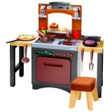Детская кухня-пиццерия Ecoiffier 1693 100% Chef с аксессуарами 33 элемента от 12 месяцев — фото 2