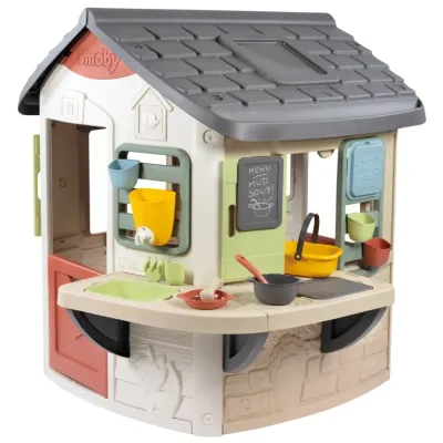 Игровой садовый домик Smoby 810505 с летней кухней и 16 аксессуарами 810505