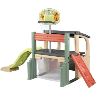 Игровой центр Smoby 840206 с горкой и скалолазной стенкой 840206