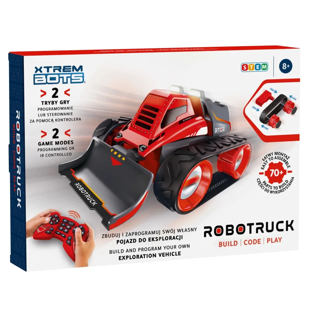TM Toys BOT380971 — Радиоуправляемый робот-грузовик Xtrem Bots Robo Truck для сборки и программирования