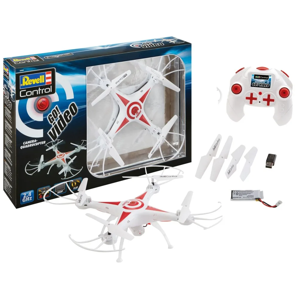 Радиоуправляемый дрон Revell Control Go 23858! Video 2,4 ГГц с камерой