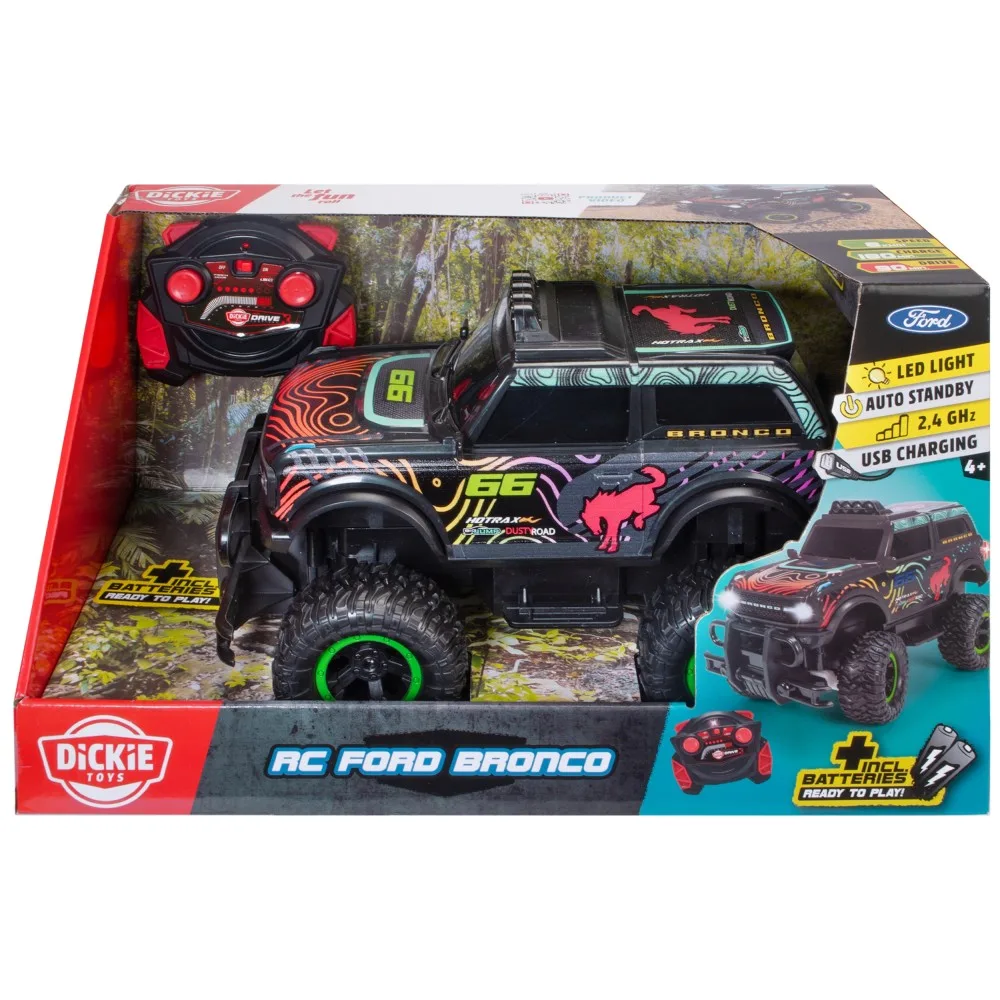 Радиоуправляемый внедорожник Dickie RC Ford Bronco 1106017 29 см 2,4 ГГц