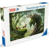Пазл Ravensburger 008088 Пробуждение лесного дракона 3000 элементов 008088 — фото 1