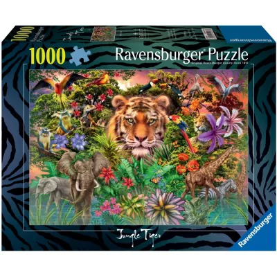 Пазл Ravensburger 012733 Тигр в саду 1000 элементов 012733