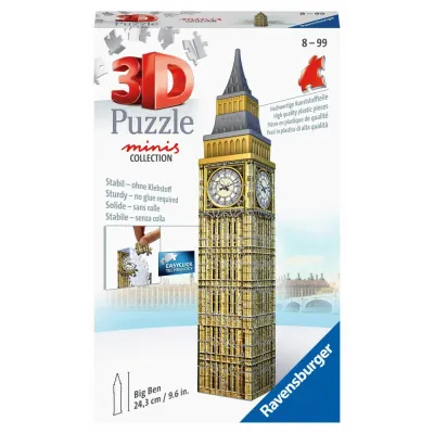 Пазл 3D Ravensburger 112463 Мини-здания Биг-Бен 54 элемента 112463