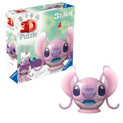 Пазл 3D Ravensburger 116393 Шар Disney Stitch Ангел с ушками 72 элемента 116393