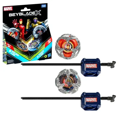 Игровой набор Hasbro Beyblade X Marvel Iron Man G0287 vs Thanos G0287