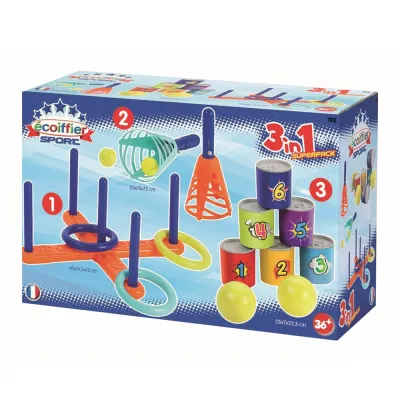 Игровой набор Ecoiffier 0192 3 в 1 игры на ловкость 0192