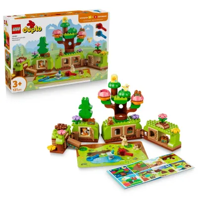 Конструктор LEGO DUPLO Town 10480 Лес первооткрывателей с дикими животными