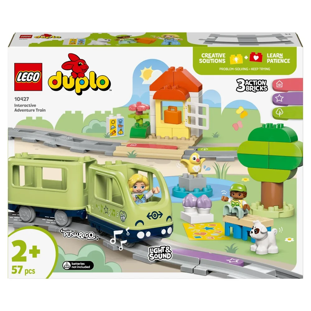 Конструктор LEGO DUPLO Town 10427 Приключение с интерактивным поездом