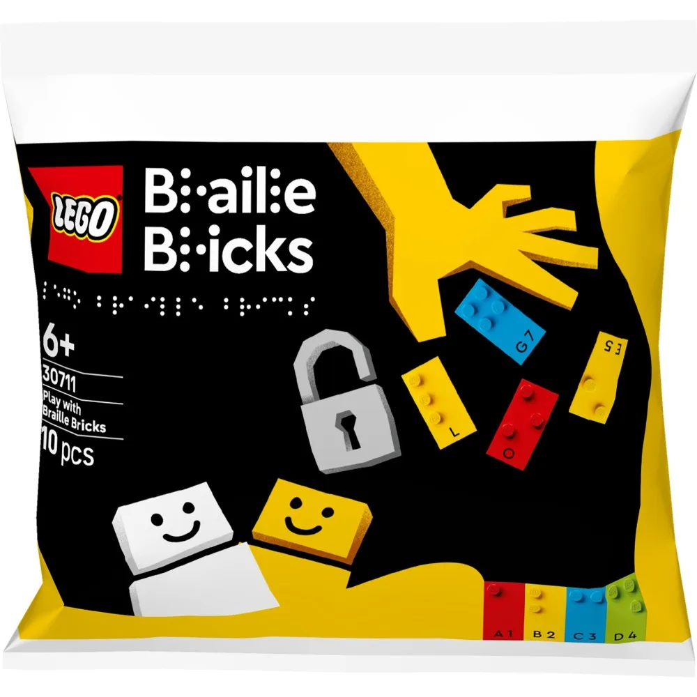 Конструктор LEGO Braille Bricks 30711 Игра с алфавитом Брайля арт. 30711 10 дет
