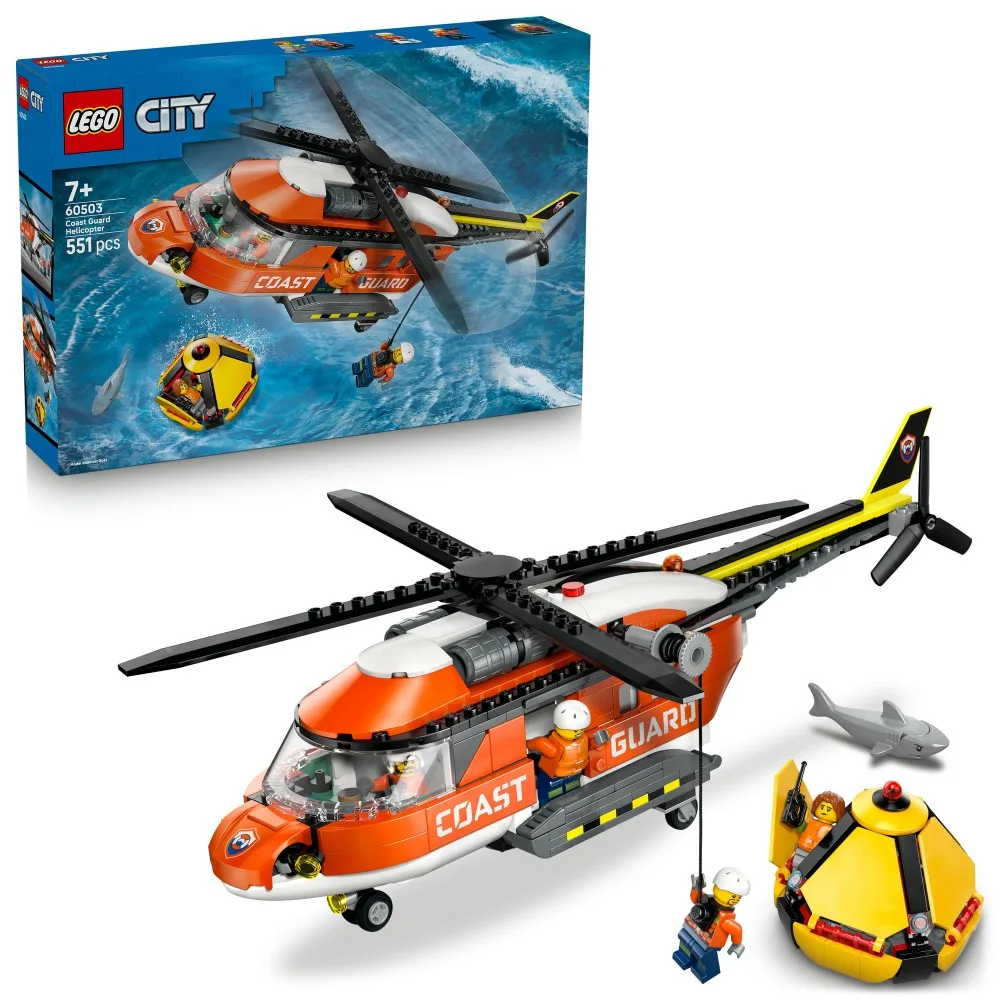 Конструктор LEGO City 60503 Вертолёт береговой охраны