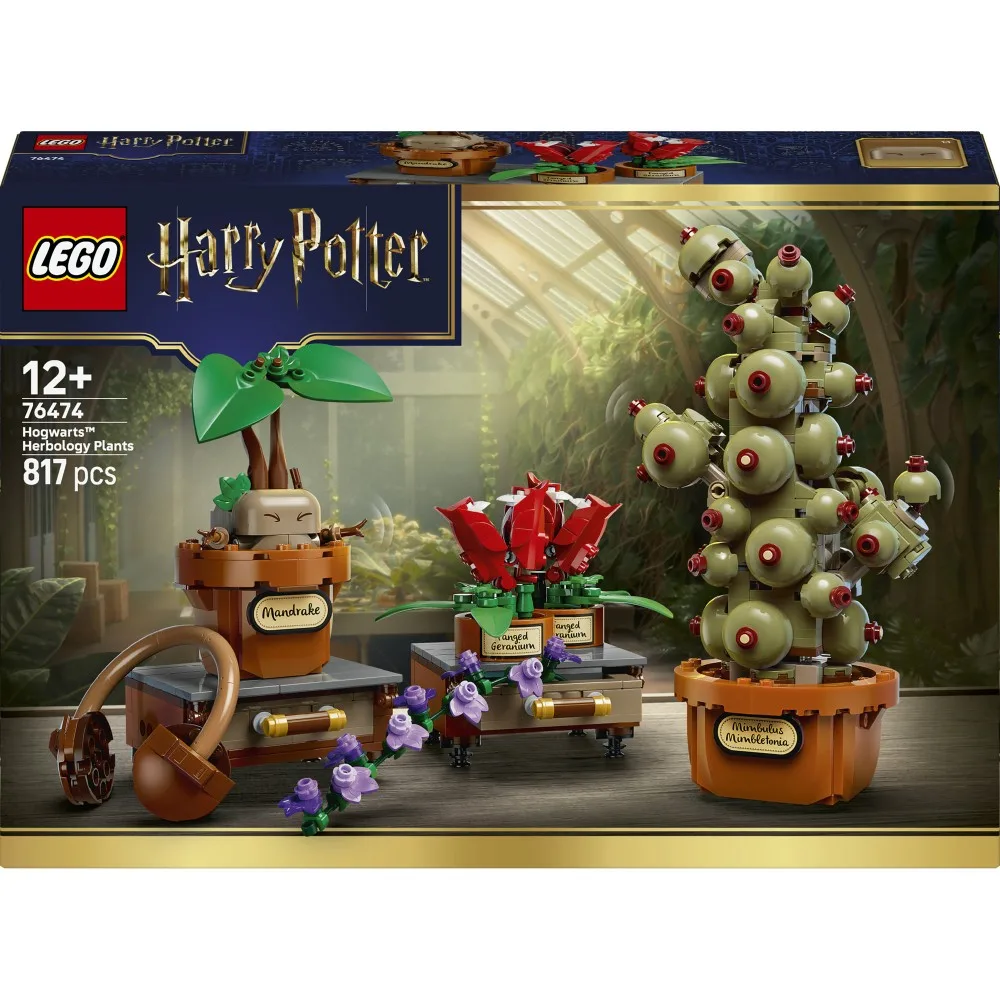 Конструктор LEGO Harry Potter 76474 Растения с урока Травологии в Хогвартсе