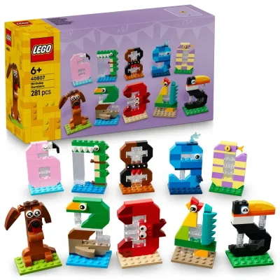 Конструктор LEGO Icons 40807 Цифры ко дню рождения