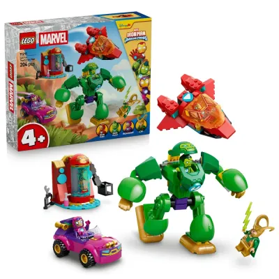 Конструктор LEGO Disney Junior Marvel 11211 Локи против команды Железного человека арт. 11211 / ЛЕГО Дисней Джуниор Марвел