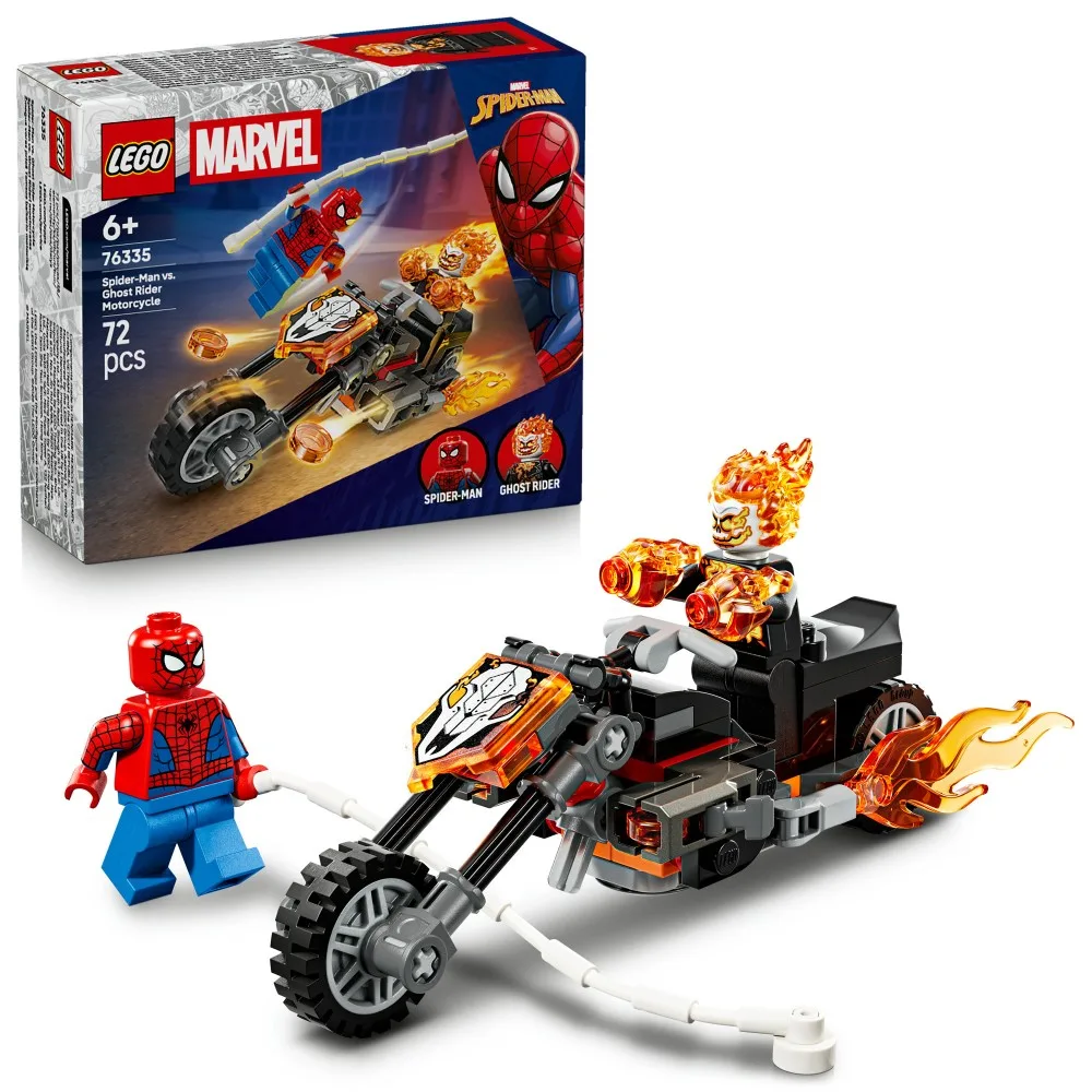 Конструктор LEGO Marvel 76335 Человек-паук против Призрачного гонщика