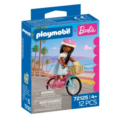 Playmobil 72125 x Barbie Бруклин на велосипеде 12 деталей