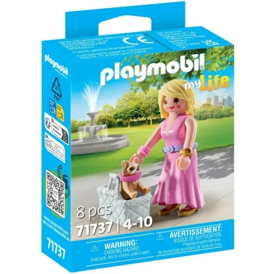 Playmobil 71737 my Life Женщина с чихуахуа 8 деталей