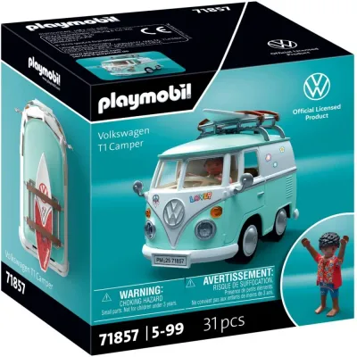 Игровой набор Playmobil 71857 Автомобиль Volkswagen T1 Camper 71857 31 деталь