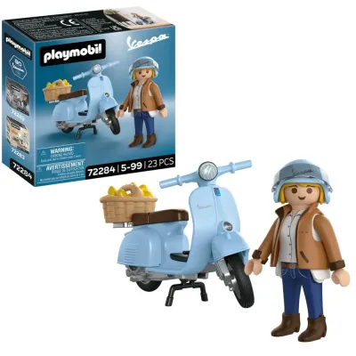 Игровой набор Playmobil 72284 Мотороллер Vespa 80 лет Iconic Style 72284 23 детали
