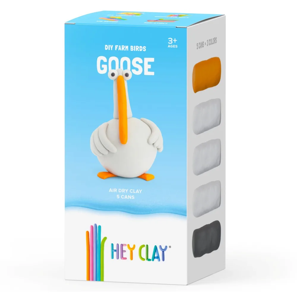 Набор для лепки Hey Clay HCL50160 «Гусь» с несколькими баночками массы с аксессуарами HCL50160