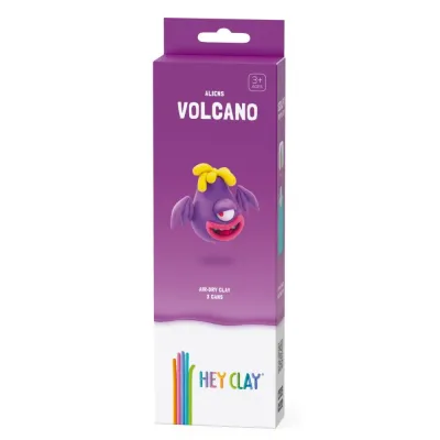 Набор для лепки Hey Clay HCL30089 «Инопланетянин Вулкан» с несколькими баночками массы с аксессуарами HCL30089