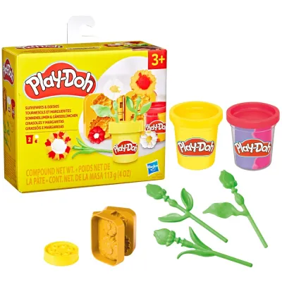 Hasbro G2476 G2479 — Набор с пластилином Play-Doh Подсолнухи и ромашки набор с аксессуарами G2479