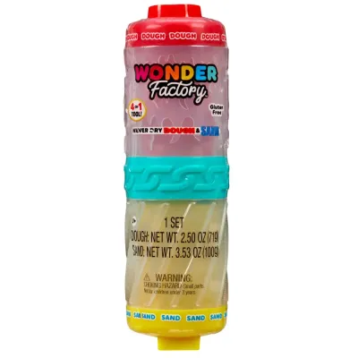 MGA Entertainment 595304 533047 — Набор для лепки Wonder Factory Never Dry масса и песок стартовый 533047