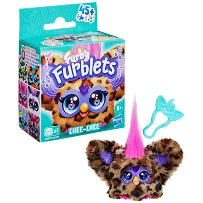 Интерактивная мягкая игрушка Hasbro Furby Furblets F9703 G1697 Чи-Чи Гепард G1697