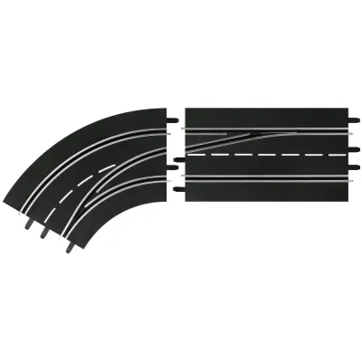 Левый поворот со сменой полосы Carrera Digital 30363 124/132 30363