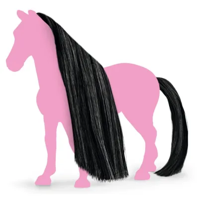 Набор аксессуаров чёрная грива и хвост Schleich S 42649ofia's Beauties от 4 лет