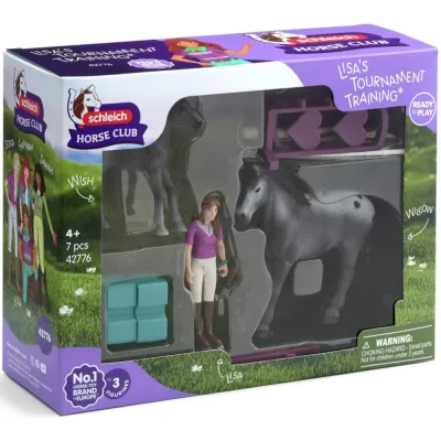 Schleich S 42776 — Турнирная тренировка Лисы с аппалузами