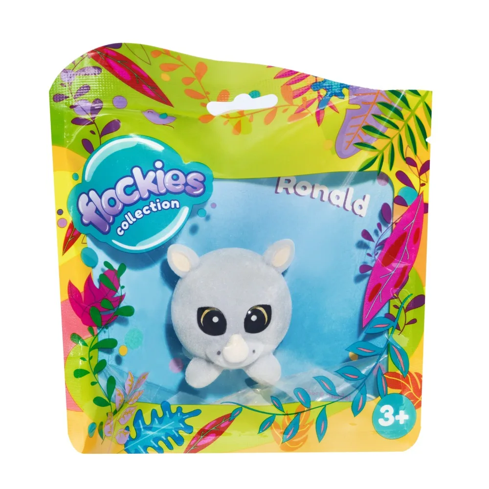 TM Toys FLO0106 — Коллекционная фигурка Flockies носорог Рональд FLO0106