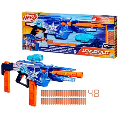 Hasbro G1580 — Бластер Nerf Loadout «Galactic Commander» с 48 стрелами G1580