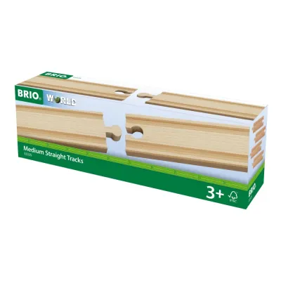BRIO 33335 «Средние прямые рельсы» 33335