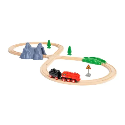 BRIO 36017 «Набор с паровозом на батарейках, 24 детали» 36017