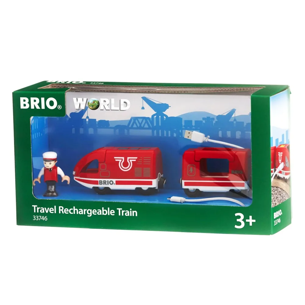 BRIO 33746 «Красный локомотив с USB-зарядкой» 33746