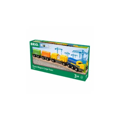 BRIO 33982 «Трёхвагонный грузовой поезд» 33982