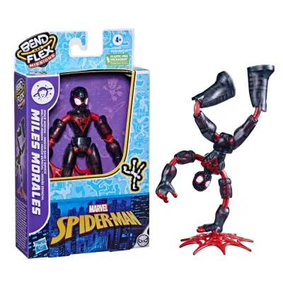 Hasbro F3741 F3844 — Гибкая фигурка «Майлз Моралес» 15 см Bend and Flex Marvel Spider-Man F3844