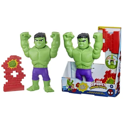 Hasbro F5067 — Фигурка «Халк» Power Smash 25 см Спайди и его удивительные друзья F5067