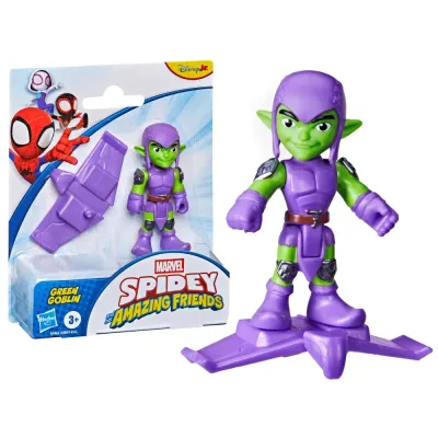 Hasbro G0661 G1461 — Фигурка «Зелёный Гоблин» 8 см + аксессуары Спайди и его удивительные друзья G1461