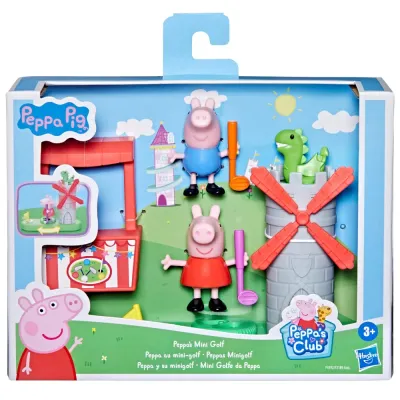 Hasbro F2189 F4392 — Игровой набор мини-гольф с 2 фигурками Свинка Пеппа F4392