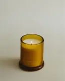 Zara Home Свеча ароматическая White Lotus 150 г, растительный воск, аромат цветочный, Розовый — фото 1