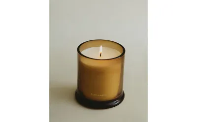 Zara Home Свеча ароматическая Palo Santo 350 г, растительный воск, аромат восточный древесный, Коричневый