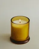 Zara Home Свеча ароматическая White Lotus 350 г, растительный воск, аромат цветочный, Розовый — фото 1