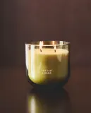 Zara Home Свеча ароматическая Nectar Ambr 400 г, растительный воск, аромат восточный древесный, Коричневый — фото 1