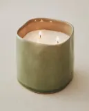 Zara Home Свеча ароматическая Musky Petals 430 г, растительный воск, аромат цветочный древесный, Розовый — фото 1