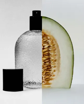 Zara Home Ароматический спрей для тканей и одежды Vetiver Melon 190 мл, освежитель, аромат древесный