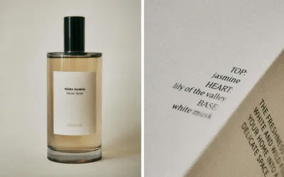 Zara Home Ароматический спрей для дома White Jasmine 200 мл, освежитель, аромат цветочный